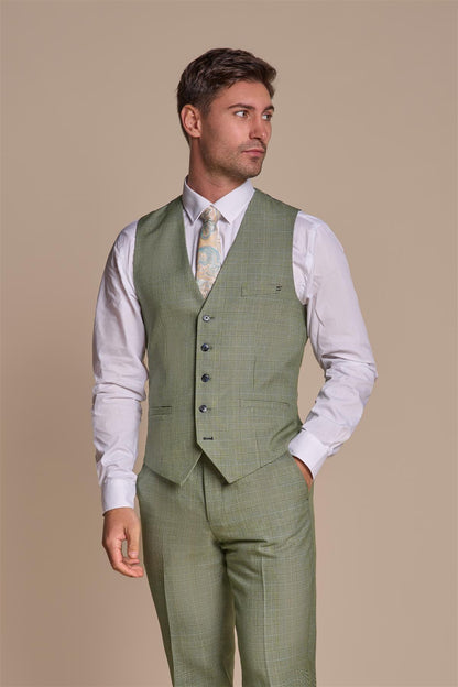 Caridi Sage Waistcoat