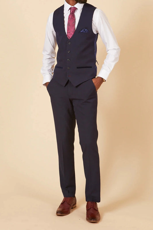 Bromley Navy Waistcoat