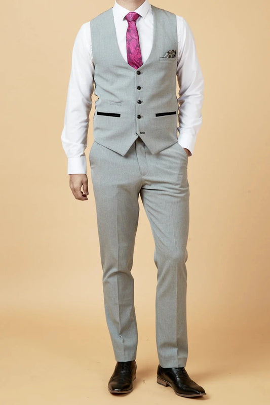 Bromley Silver Waistcoat