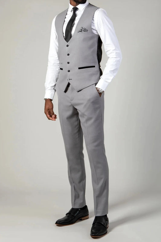 Edwin silver Waistcoat