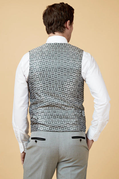 Bromley Silver Waistcoat