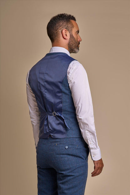 Carnegi Navy Waistcoat