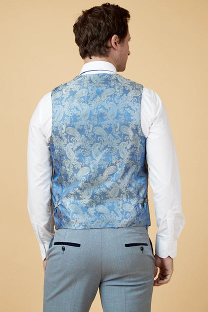 Bromley Sky Waistcoat