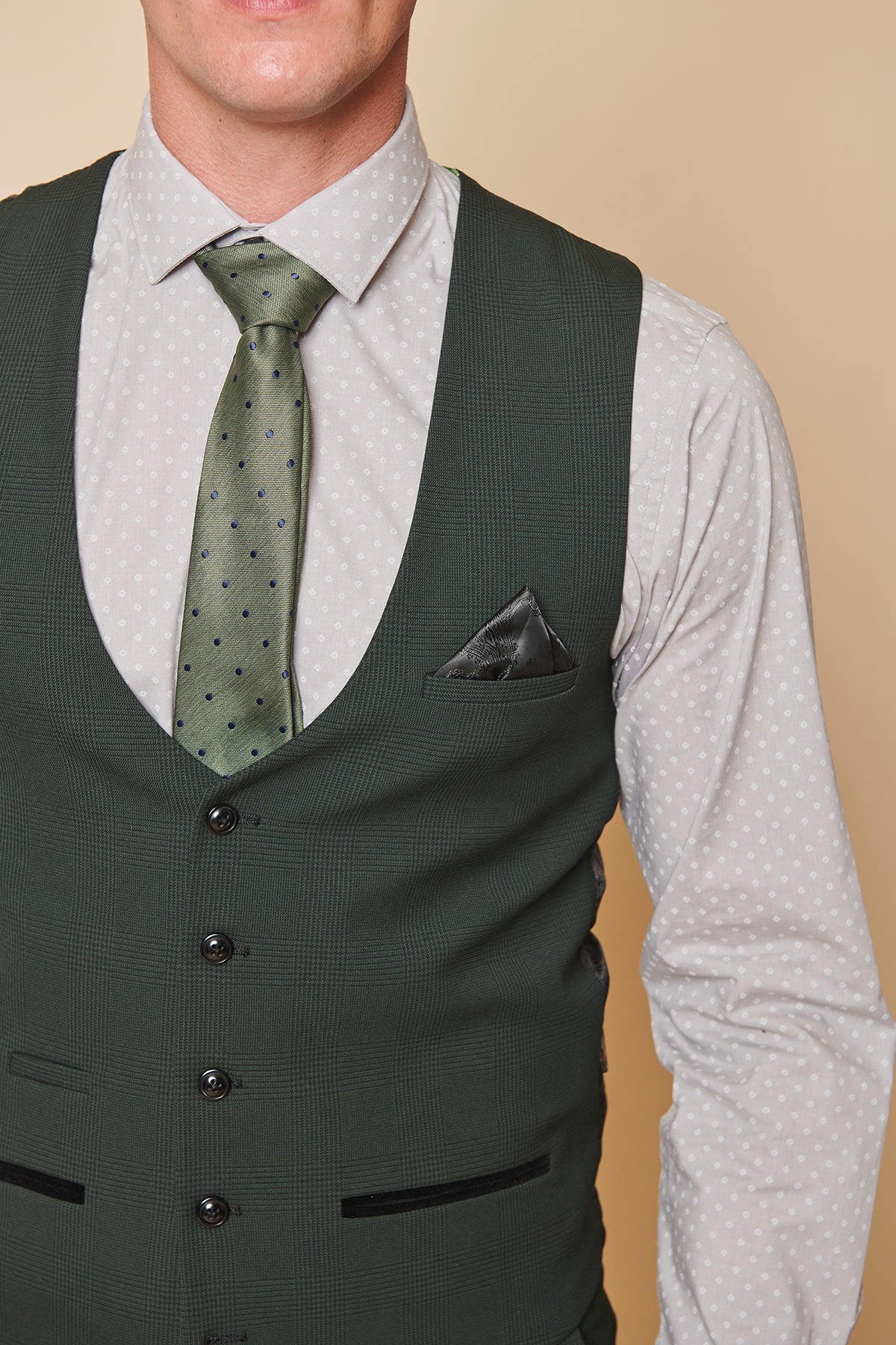 Bromley Olive Waistcoat