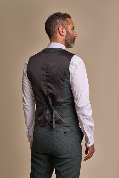 Caridi Olive Waistcoat