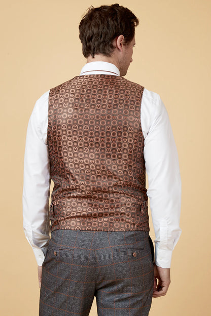 Jenson Grey DB Waistcoat