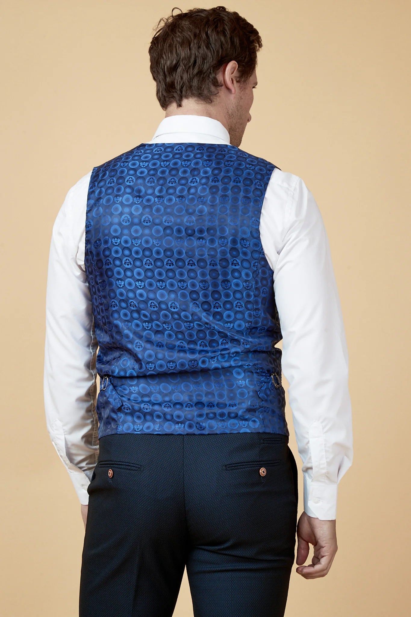 Max Navy Waistcoat