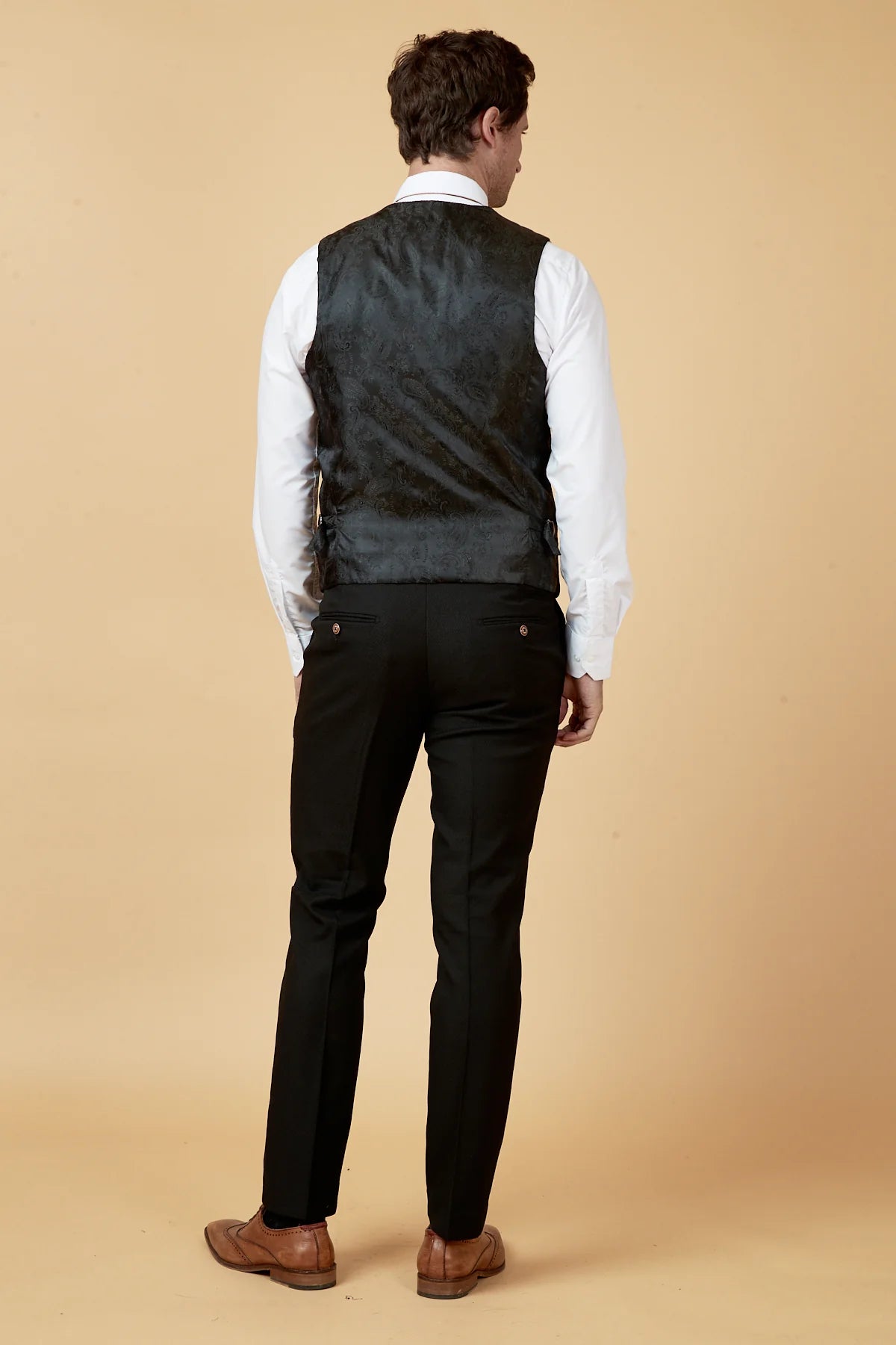 Max Black Waistcoat