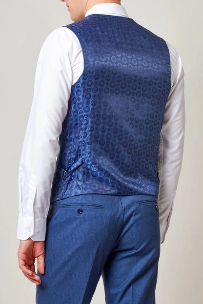 Ashley Navy Waistcoat