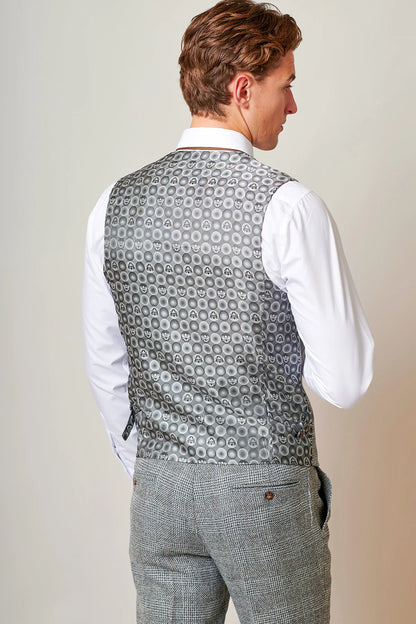 Kris Grey Tweed Waistcoat