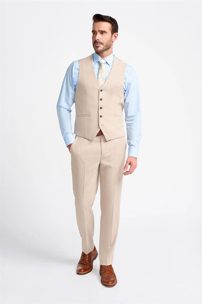 Miami Beige Waistcoat