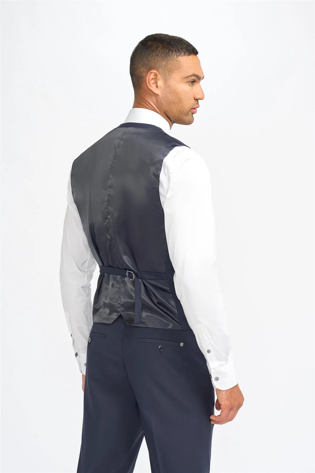 Malibu Navy Waistcoat 34R - Main Image